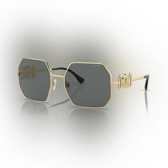 Versace Medusa Gold Sunglasses 2248 - Picture 1 of 6